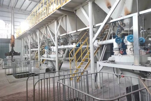 摩擦材料配料生產(chǎn)線